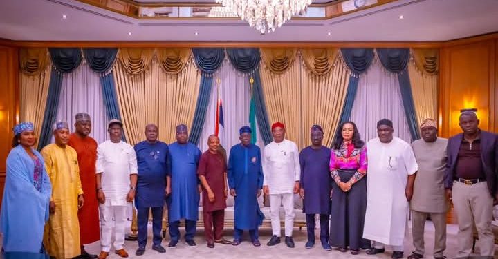 Hoto: Tinubu ya gana da shugabannin ƙungiyar ƙwadago ta NLC kan shirin zanga-zangar da suke yi