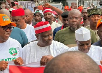 ADC ta yi da zanga-zanga kan ƙin amincewar da INEC ta yi da shugabancin Mark