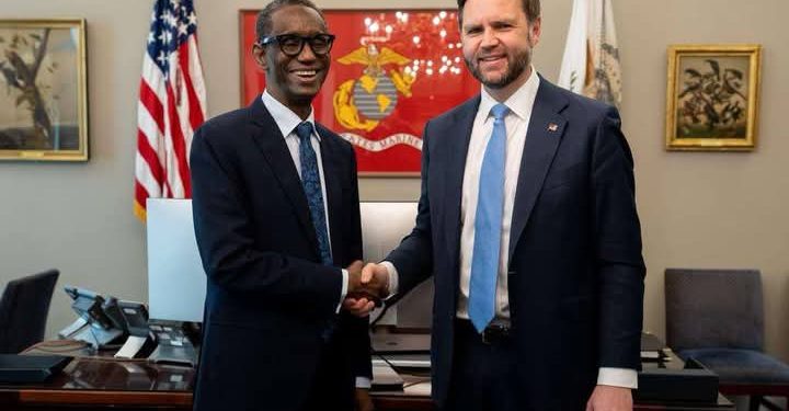 Ribaɗu da JD Vance sun gana don ƙarfafa alaƙar tsaro tsakanin Nijeriya da Amurka