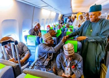 Shettima ya ƙaddamar da jigilar maniyyatan Hajjin bana da kwashe alhazai 500 a Abuja