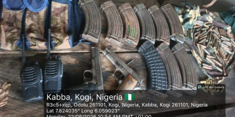 Jami’an tsaro sun kama makamai da ake shirin kai wa ’yan ta’adda a Kogi